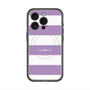 スリムプロテクションプレミアムケース with MagSafe［ Big Border - Purple ］
