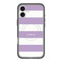 スリムプロテクションプレミアムケース with MagSafe［ Big Border - Purple ］