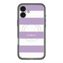 スリムプロテクションプレミアムケース with MagSafe［ Big Border - Purple ］