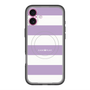 スリムプロテクションプレミアムケース with MagSafe［ Big Border - Purple ］