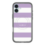 スリムプロテクションプレミアムケース with MagSafe［ Big Border - Purple ］