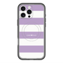 スリムプロテクションプレミアムケース with MagSafe［ Big Border - Purple ］