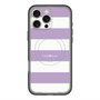 スリムプロテクションプレミアムケース with MagSafe［ Big Border - Purple ］