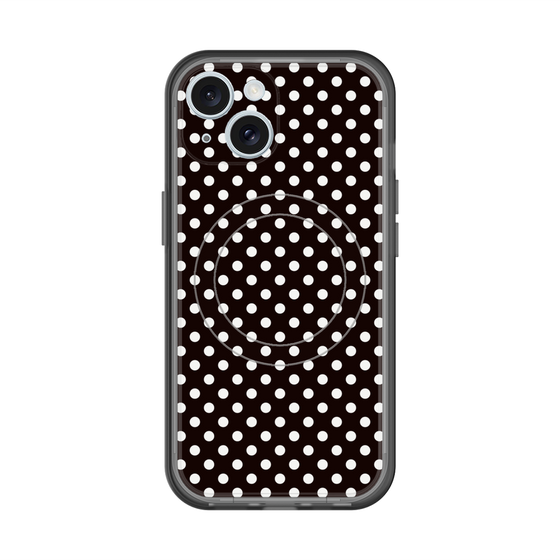 スリムプロテクションプレミアムケース with MagSafe［ Small Dot - Black ］