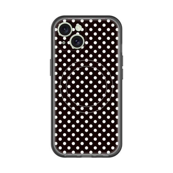 スリムプロテクションプレミアムケース with MagSafe［ Small Dot - Black ］