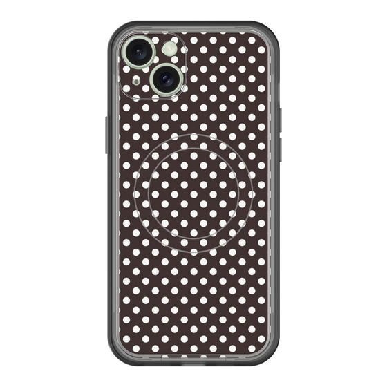 スリムプロテクションプレミアムケース with MagSafe［ Small Dot - Black ］