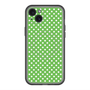 スリムプロテクションプレミアムケース with MagSafe［ Small Dot - Green ］