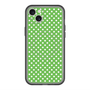 スリムプロテクションプレミアムケース with MagSafe［ Small Dot - Green ］