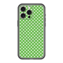 スリムプロテクションプレミアムケース with MagSafe［ Small Dot - Green ］