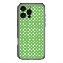 スリムプロテクションプレミアムケース with MagSafe［ Small Dot - Green ］