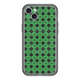スリムプロテクションプレミアムケース with MagSafe［ Shower Dot - Green ］