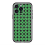 スリムプロテクションプレミアムケース with MagSafe［ Shower Dot - Green ］