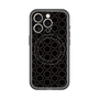 スリムプロテクションプレミアムケース with MagSafe［ Dot Circle - Black ］