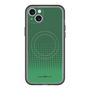 スリムプロテクションプレミアムケース with MagSafe［ Dot Gradation - Green ］