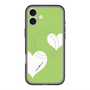 スリムプロテクションプレミアムケース with MagSafe［ Two Hearts - Green ］