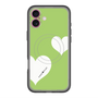 スリムプロテクションプレミアムケース with MagSafe［ Two Hearts - Green ］