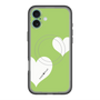 スリムプロテクションプレミアムケース with MagSafe［ Two Hearts - Green ］
