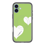 スリムプロテクションプレミアムケース with MagSafe［ Two Hearts - Green ］