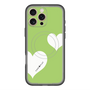 スリムプロテクションプレミアムケース with MagSafe［ Two Hearts - Green ］