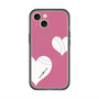 スリムプロテクションプレミアムケース with MagSafe［ Two Hearts - Pink ］