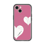 スリムプロテクションプレミアムケース with MagSafe［ Two Hearts - Pink ］