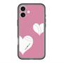 スリムプロテクションプレミアムケース with MagSafe［ Two Hearts - Pink ］