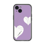 スリムプロテクションプレミアムケース with MagSafe［ Two Hearts - Purple ］