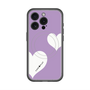 スリムプロテクションプレミアムケース with MagSafe［ Two Hearts - Purple ］