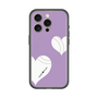 スリムプロテクションプレミアムケース with MagSafe［ Two Hearts - Purple ］