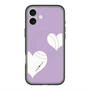 スリムプロテクションプレミアムケース with MagSafe［ Two Hearts - Purple ］