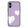 スリムプロテクションプレミアムケース with MagSafe［ Two Hearts - Purple ］