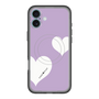 スリムプロテクションプレミアムケース with MagSafe［ Two Hearts - Purple ］
