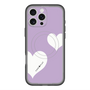 スリムプロテクションプレミアムケース with MagSafe［ Two Hearts - Purple ］