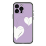 スリムプロテクションプレミアムケース with MagSafe［ Two Hearts - Purple ］