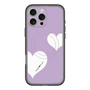 スリムプロテクションプレミアムケース with MagSafe［ Two Hearts - Purple ］