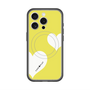 スリムプロテクションプレミアムケース with MagSafe［ Two Hearts - Yellow ］