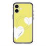 スリムプロテクションプレミアムケース with MagSafe［ Two Hearts - Yellow ］