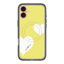 スリムプロテクションプレミアムケース with MagSafe［ Two Hearts - Yellow ］