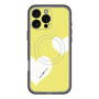 スリムプロテクションプレミアムケース with MagSafe［ Two Hearts - Yellow ］