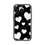 スリムプロテクションプレミアムケース with MagSafe［ Dot Hearts - Black ］
