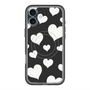 スリムプロテクションプレミアムケース with MagSafe［ Dot Hearts - Black ］