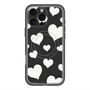 スリムプロテクションプレミアムケース with MagSafe［ Dot Hearts - Black ］