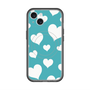 スリムプロテクションプレミアムケース with MagSafe［ Dot Hearts - Blue ］