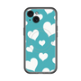 スリムプロテクションプレミアムケース with MagSafe［ Dot Hearts - Blue ］