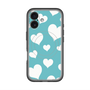 スリムプロテクションプレミアムケース with MagSafe［ Dot Hearts - Blue ］