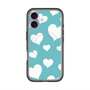 スリムプロテクションプレミアムケース with MagSafe［ Dot Hearts - Blue ］