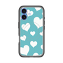 スリムプロテクションプレミアムケース with MagSafe［ Dot Hearts - Blue ］