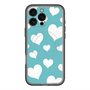 スリムプロテクションプレミアムケース with MagSafe［ Dot Hearts - Blue ］