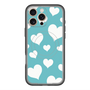 スリムプロテクションプレミアムケース with MagSafe［ Dot Hearts - Blue ］