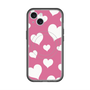 スリムプロテクションプレミアムケース with MagSafe［ Dot Hearts - Pink ］